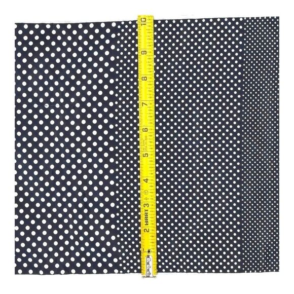 Vintage Black White Polka Dot Rectangle Long Wrap Scarf Vera Boho Pretty Woman - Picture 6 of 9